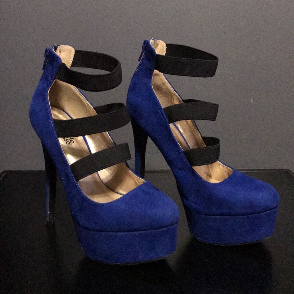 Blue Charlotte Russe Heels